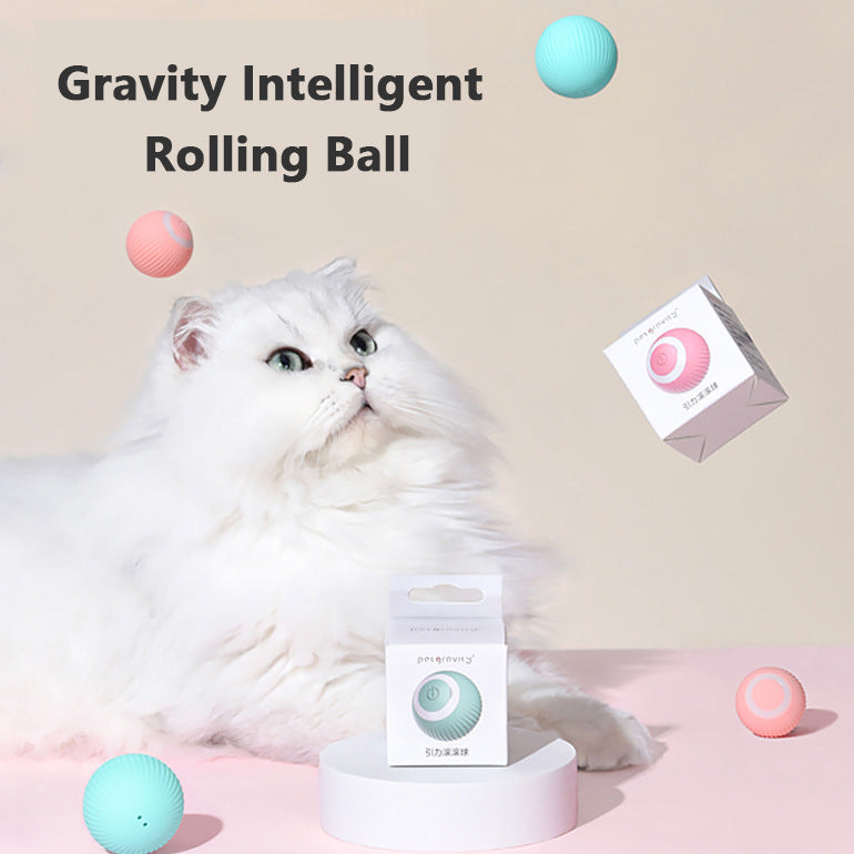 Smart Rolling Cat Toy Ball