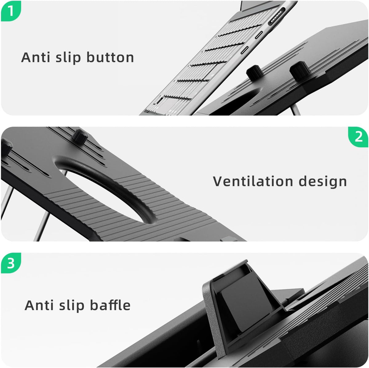 360° Laptop & Phone Desk Stand