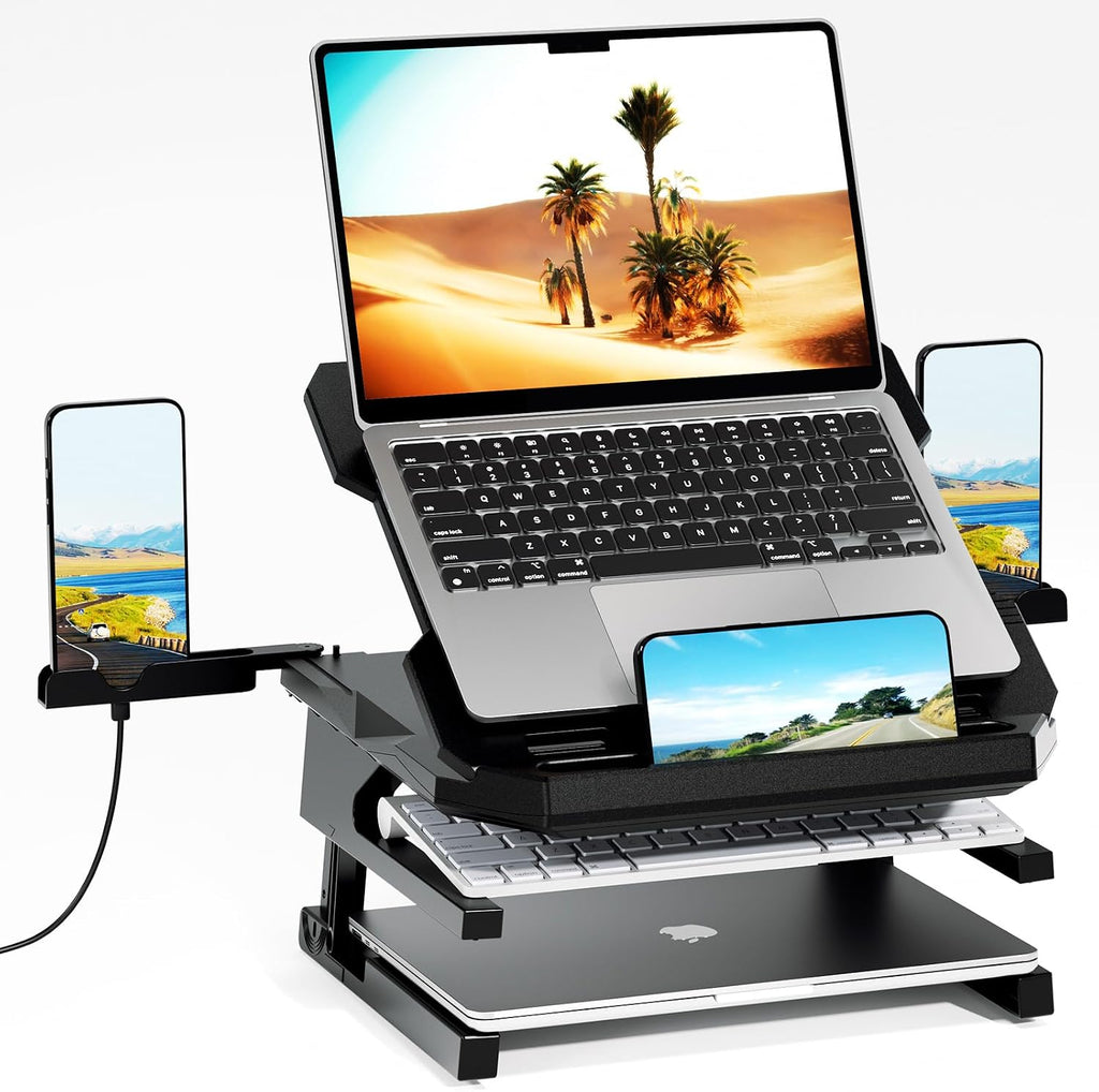 360° Laptop & Phone Desk Stand