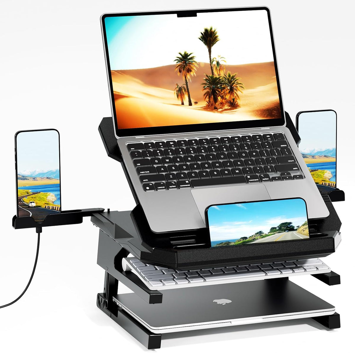 360° Laptop & Phone Desk Stand