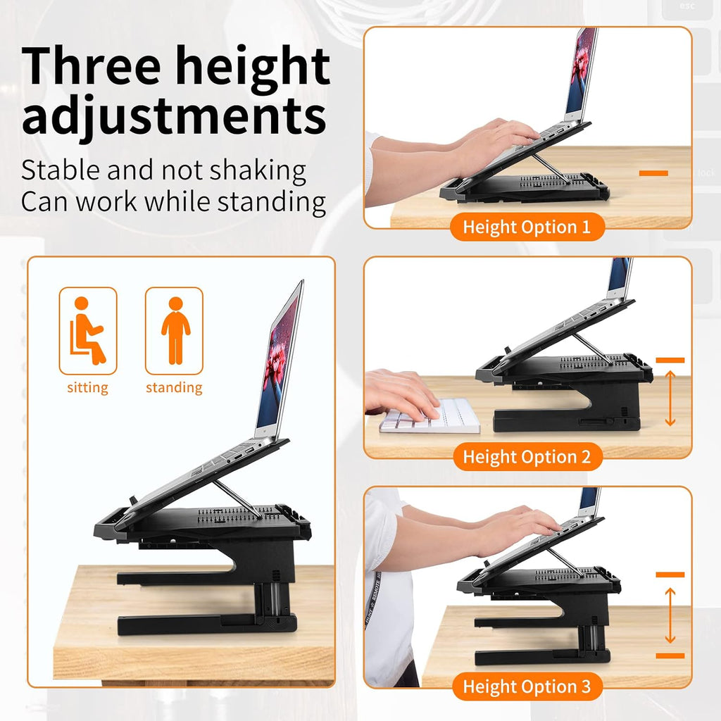 360° Laptop & Phone Desk Stand