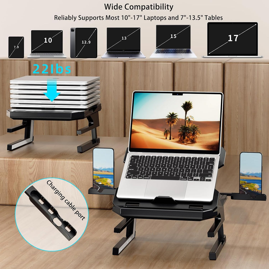 360° Laptop & Phone Desk Stand