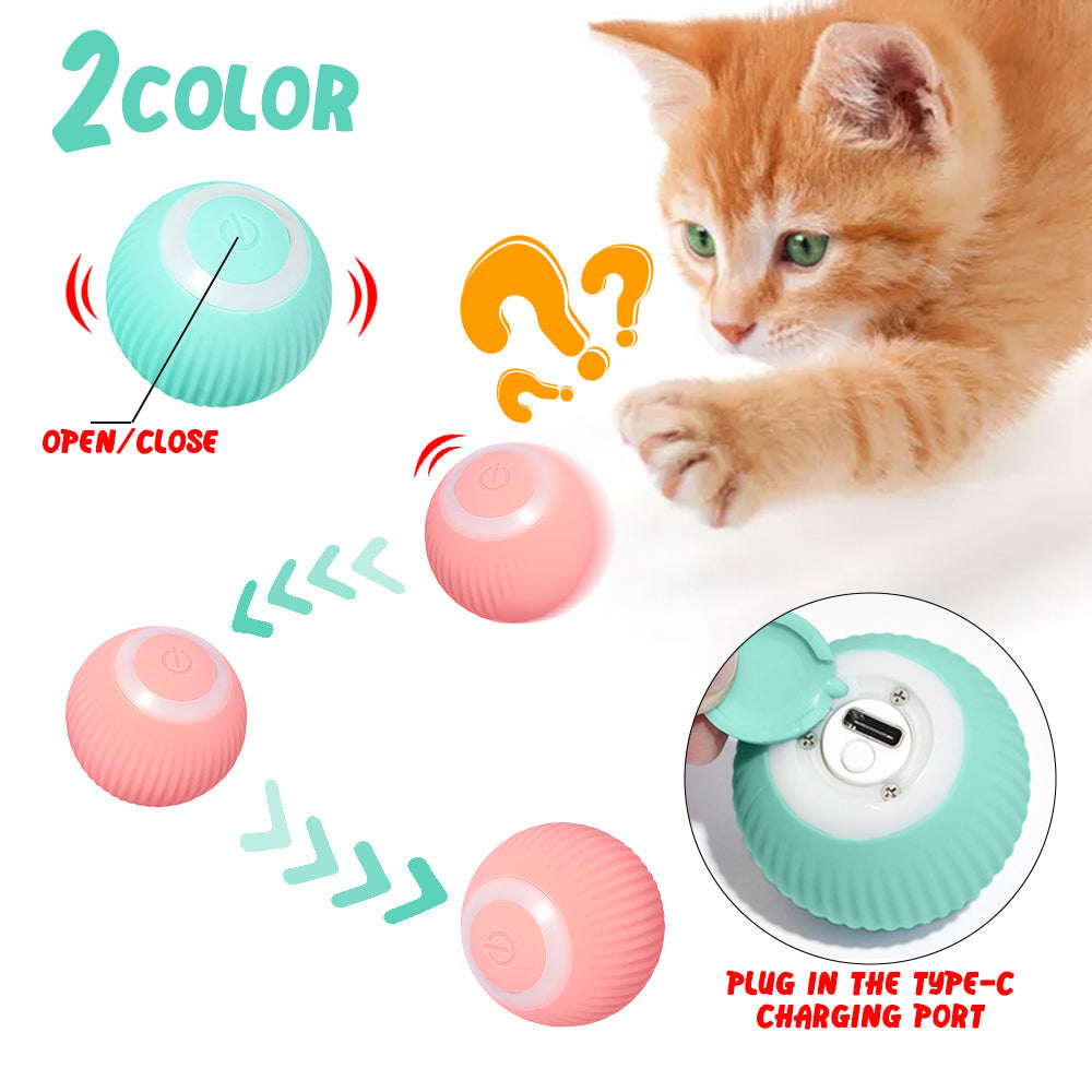 Smart Rolling Cat Toy Ball