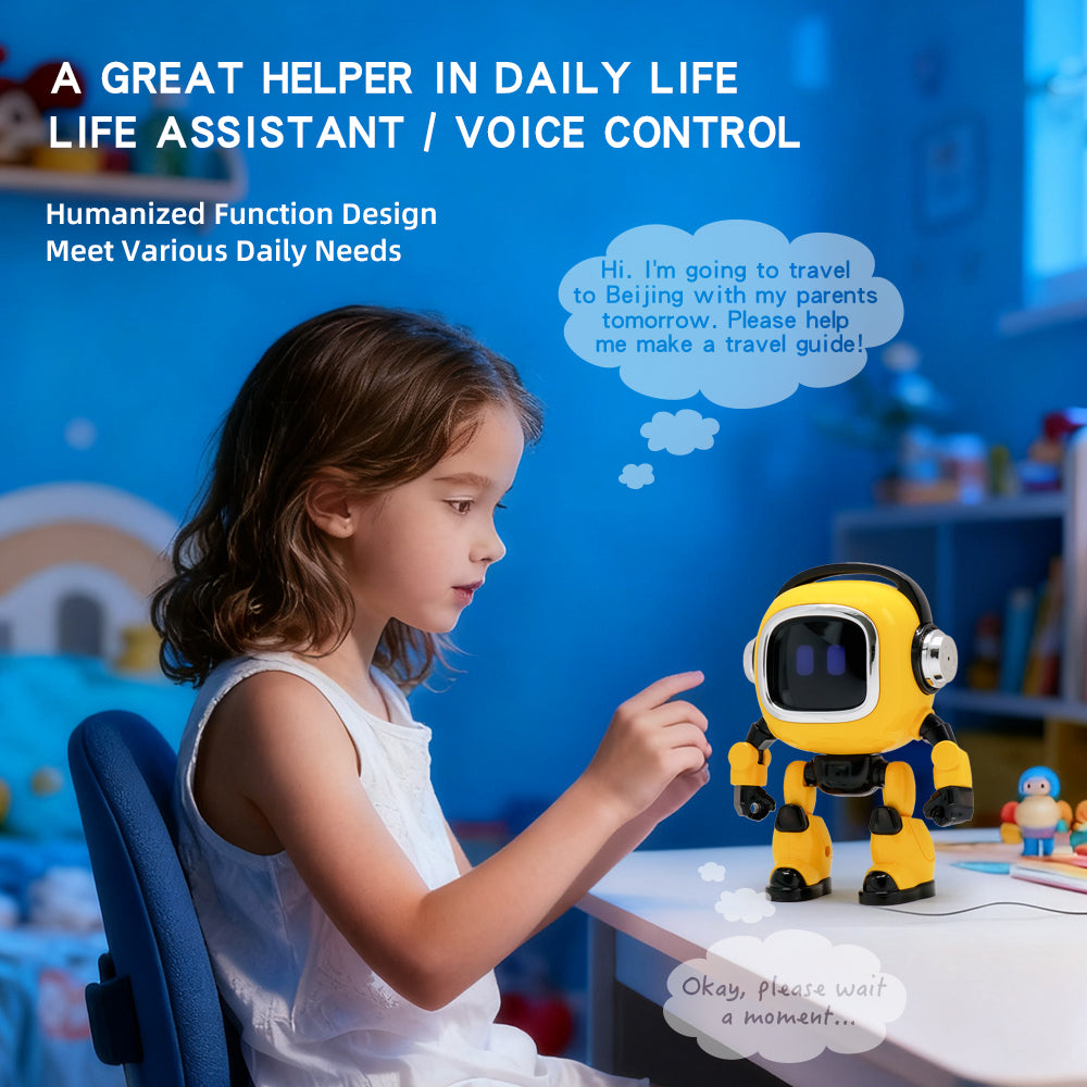 Tech Star AI Robot – Voice-Controlled Learning & Companion Toy for Kids