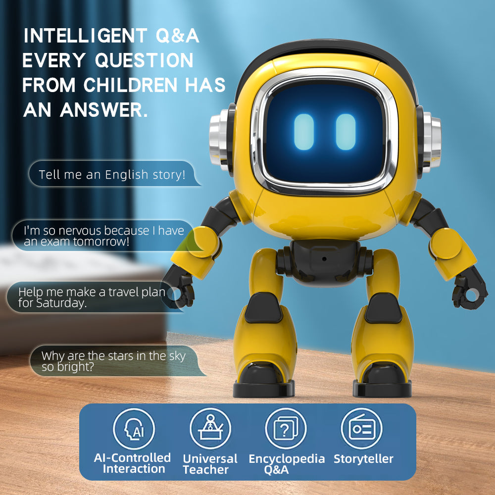 Tech Star AI Robot – Voice-Controlled Learning & Companion Toy for Kids
