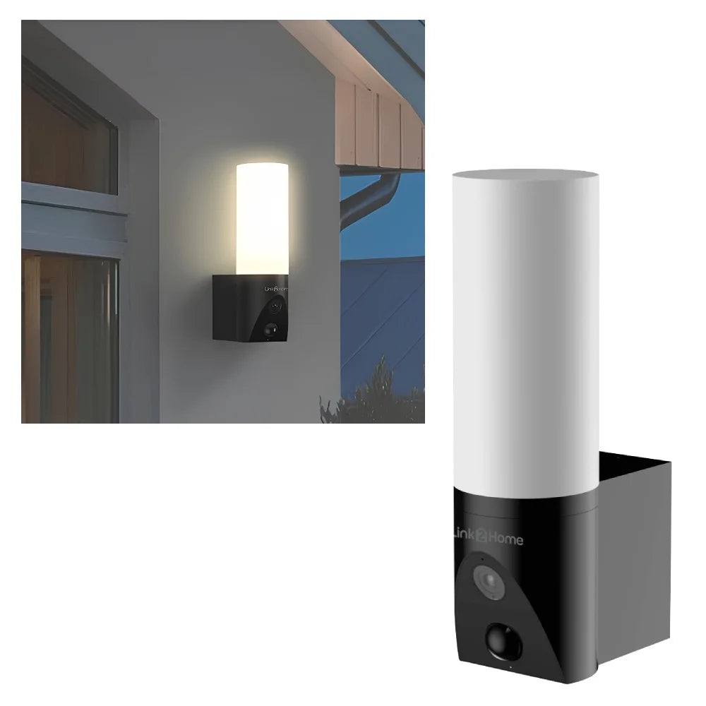 Link2Home 2K Smart Porch Camera & Floodlight