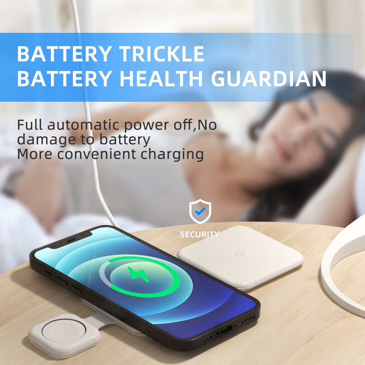 Foldable 3-in-1 Magnetic Wireless Charger