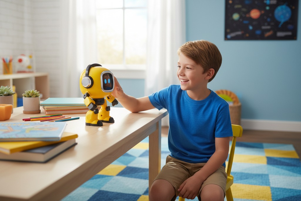 Tech Star AI Robot – Voice-Controlled Learning & Companion Toy for Kids