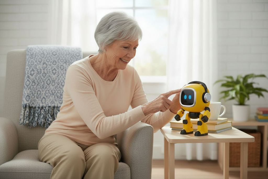 Tech Star AI Robot – Voice-Controlled Learning & Companion Toy for Kids